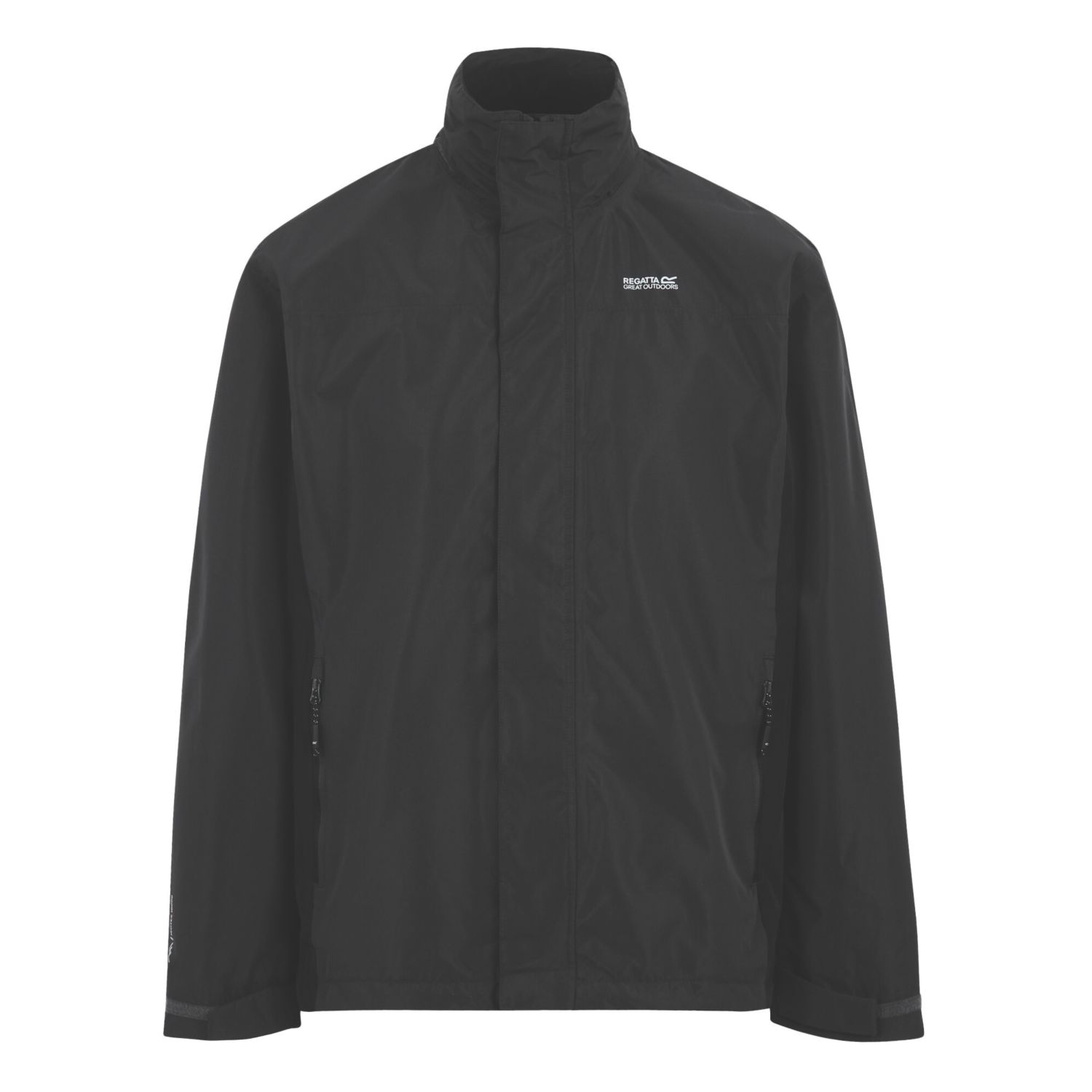 Regatta Matt II Waterproof & Breathable Jacket Ash / Black Medium Size 45.2" Chest (548AT)