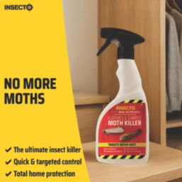 Insecto  Carpet & Clothes Moth Insecticide Killer Spray 500ml