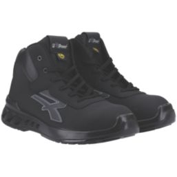 U-Power Grant Size 10  Black Water-Resistant  Safety Boots