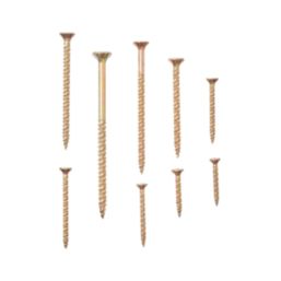 Turbo  PZ Double-Countersunk Woodscrews Trade Case 1400 Pcs