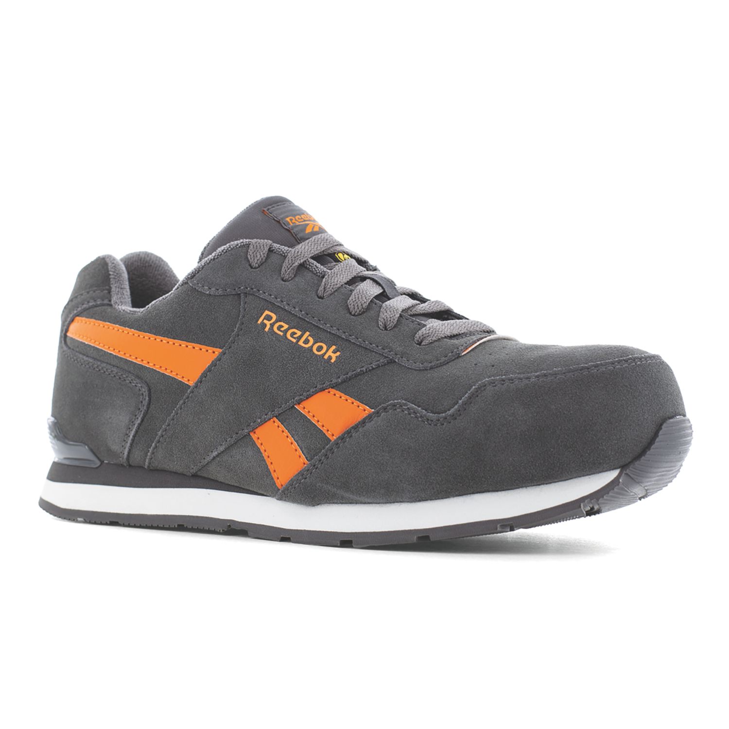 Reebok Royal Glide Size 8 Grey Water-Resistant Safety Trainers (548CU)