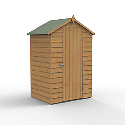 Forest  4' x 3' (Nominal) Apex Shiplap T&G Timber Shed
