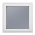 Crystal  Top Opening Obscure Triple-Glazed Casement White uPVC Window 610mm x 610mm