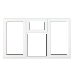 Crystal  Left-Hand Opening Clear Double-Glazed Casement White uPVC Window 1770mm x 1040mm