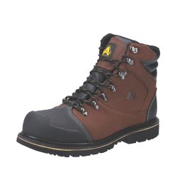 Amblers FS226   Safety Boots Brown/Black Size 10