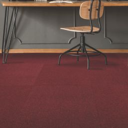 Classic Red Carpet Tiles 500 x 500mm 20 Pack