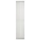 Time Supra  1500mm x 330mm 3945BTU Matt Chrome Vertical Designer Radiator