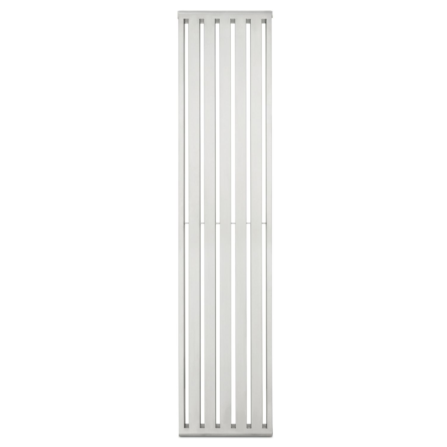 Time Supra 1500mm x 330mm 3945BTU Matt Chrome Vertical Designer Radiator (548KL)