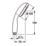 Grohe Vitalio Start 100  Hand Shower Matt Black 100mm x 204mm