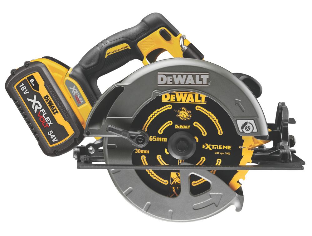 DeWalt DCS578T2 GB 190mm 54V 2 x 6.0Ah Li Ion XR FlexVolt