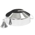 Knightsbridge  1-Way LED Pull Cord Dimmer Polished Chrome