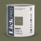 LickPro Max+ 2.5Ltr Green 05 Matt Emulsion  Paint