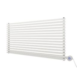 Ximax Gamba Horizontal 900W Electric Designer Radiator 590mm x 1200mm White  3070BTU - Screwfix