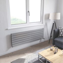 Ximax Oceanus 445mm x 1500mm 3901BTU Silver Horizontal Designer Radiator