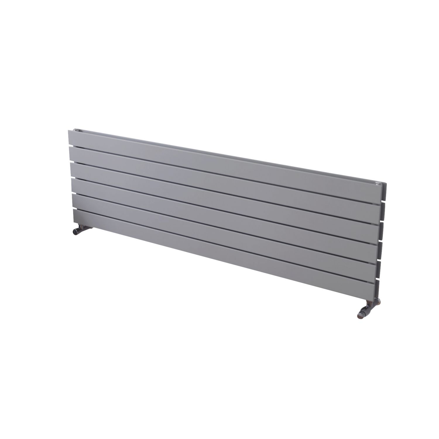 Ximax Oceanus 445mm x 1500mm 3901BTU Silver Horizontal Designer Radiator (548TR)