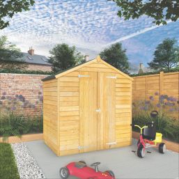 Mercia Value Windowless 6' x 4' (Nominal) Apex Overlap Timber Shed