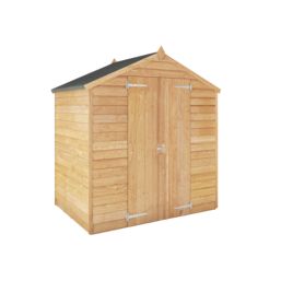 Mercia Value Windowless 6' x 4' (Nominal) Apex Overlap Timber Shed