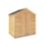 Mercia Value Windowless 6' x 4' (Nominal) Apex Overlap Timber Shed