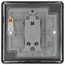 LAP  10AX 1-Gang 2-Way Toggle Switch  Black Nickel