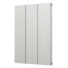 Ignite 600mm x 418mm 1527BTU Matt Chrome Vertical Designer Radiator