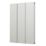 Ignite 600mm x 418mm 1527BTU Matt Chrome Vertical Designer Radiator