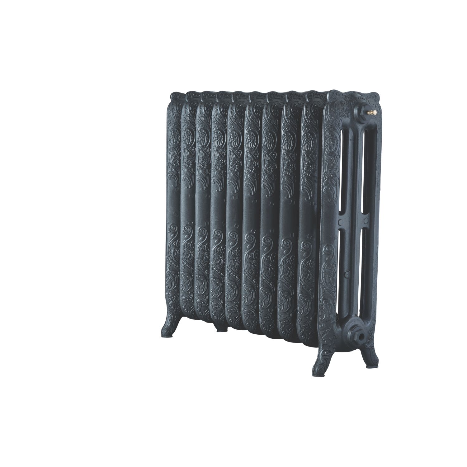Arroll 760mm x 834mm 4913BTU Pewter Cast Iron 3 Column Radiator (5496P)