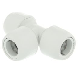 Hep2O  Plastic Push-Fit Equal Tees 22mm 10 Pack