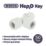 Hep2O  Plastic Push-Fit Equal Tees 22mm 10 Pack