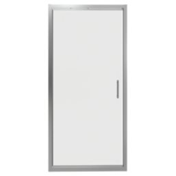 Essentials Framed Rectangular In-Fold Shower Door Chrome 900mm x 1850mm