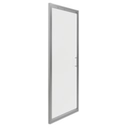 Essentials Framed Rectangular In-Fold Shower Door Chrome 900mm x 1850mm