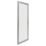 Essentials Framed Rectangular In-Fold Shower Door Chrome 900mm x 1850mm