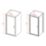 Essentials Framed Rectangular In-Fold Shower Door Chrome 900mm x 1850mm