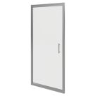 Essentials Framed Rectangular In-Fold Shower Door Chrome 900mm x 1850mm
