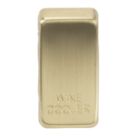 Knightsbridge 'WINE COOLER' Switch Cover Brushed Brass