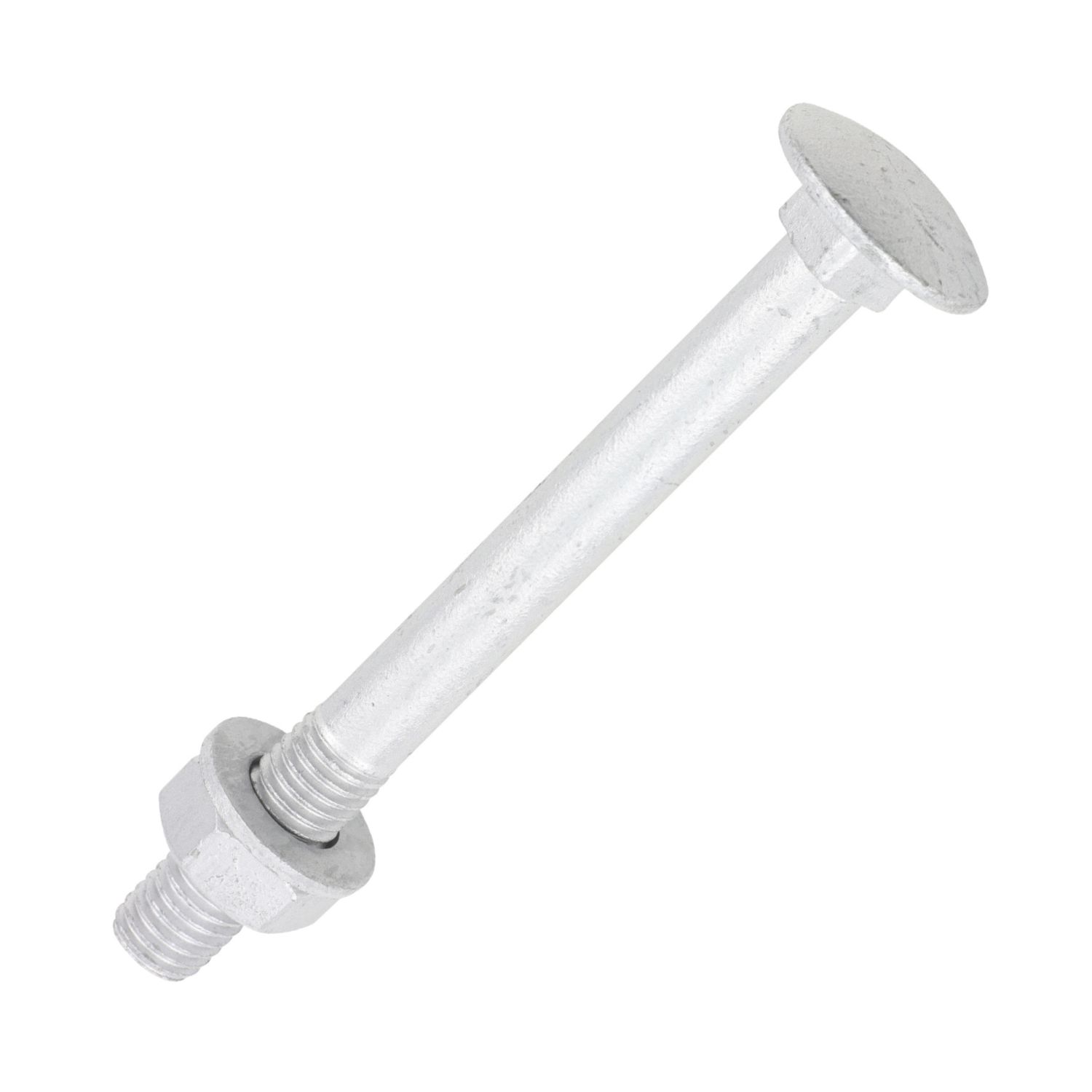Timco Exterior Coach Bolts Carbon Steel Organic Silver Coating M10 x 100mm 10 Pack (549KG)