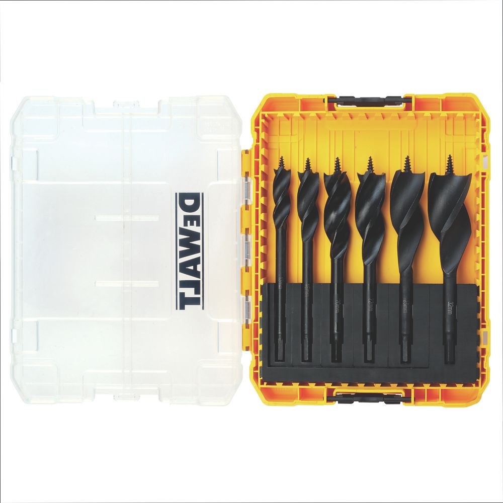 DeWalt Extreme Tri Flute Bit Set 6 Pieces Screwfix