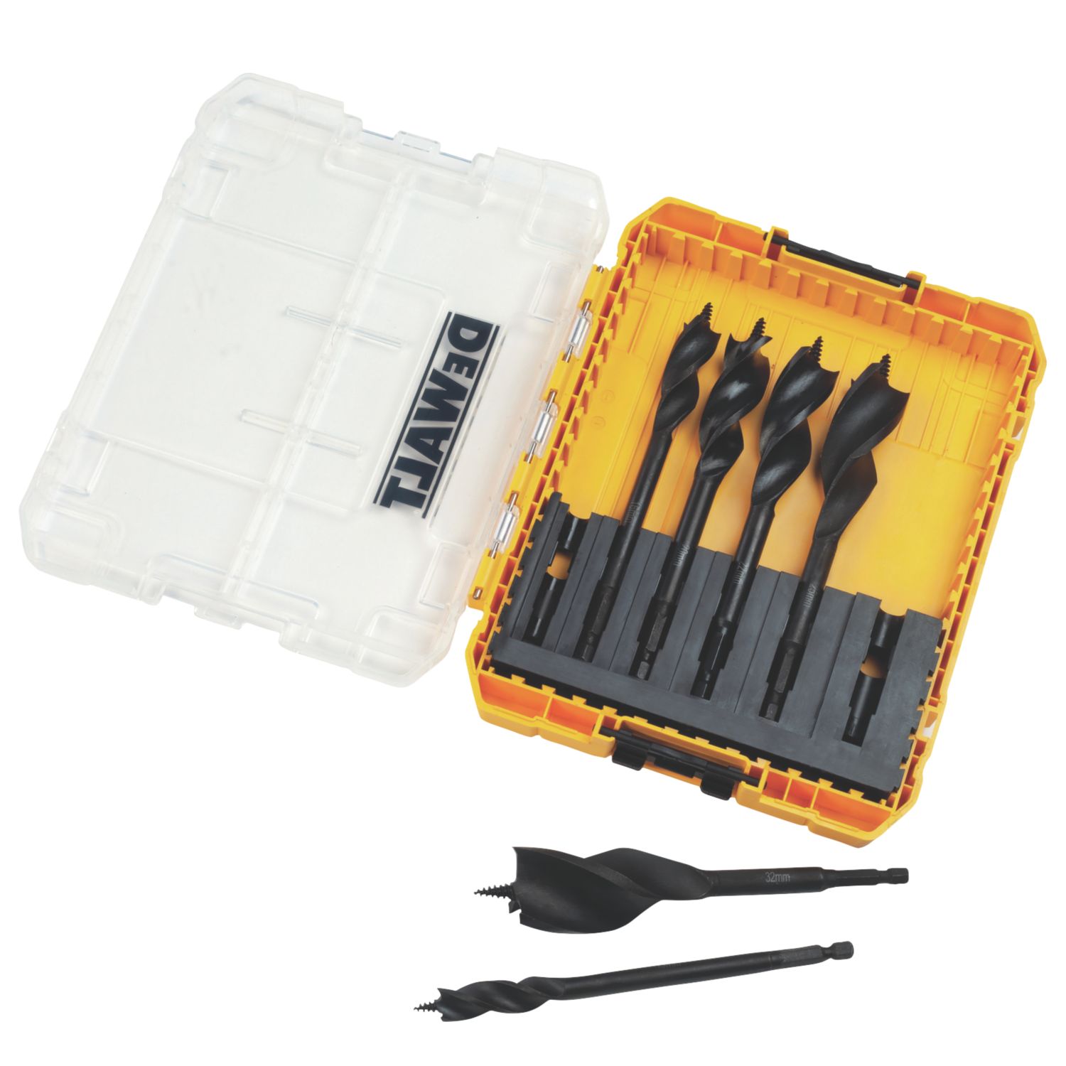 DeWalt Extreme Hex Shank Triple-Flute Auger Wood Drill Bit Set 6 Pieces (549KJ)