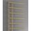Reina 722mm x 500mm 799BTU Brass Flat Designer Towel Radiator
