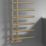 Reina 722mm x 500mm 799BTU Brass Flat Designer Towel Radiator