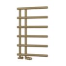 Reina 722mm x 500mm 799BTU Brass Flat Designer Towel Radiator