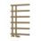 Reina 722mm x 500mm 799BTU Brass Flat Designer Towel Radiator