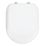 ETAL Comite Soft-Close with Quick-Release D-Shaped Toilet Seat Composite High-Polished Gloss White