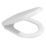 ETAL Comite Soft-Close with Quick-Release D-Shaped Toilet Seat Composite High-Polished Gloss White