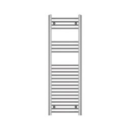 Flomasta 1200mm x 400mm 1044BTU Chrome Flat  Towel Radiator