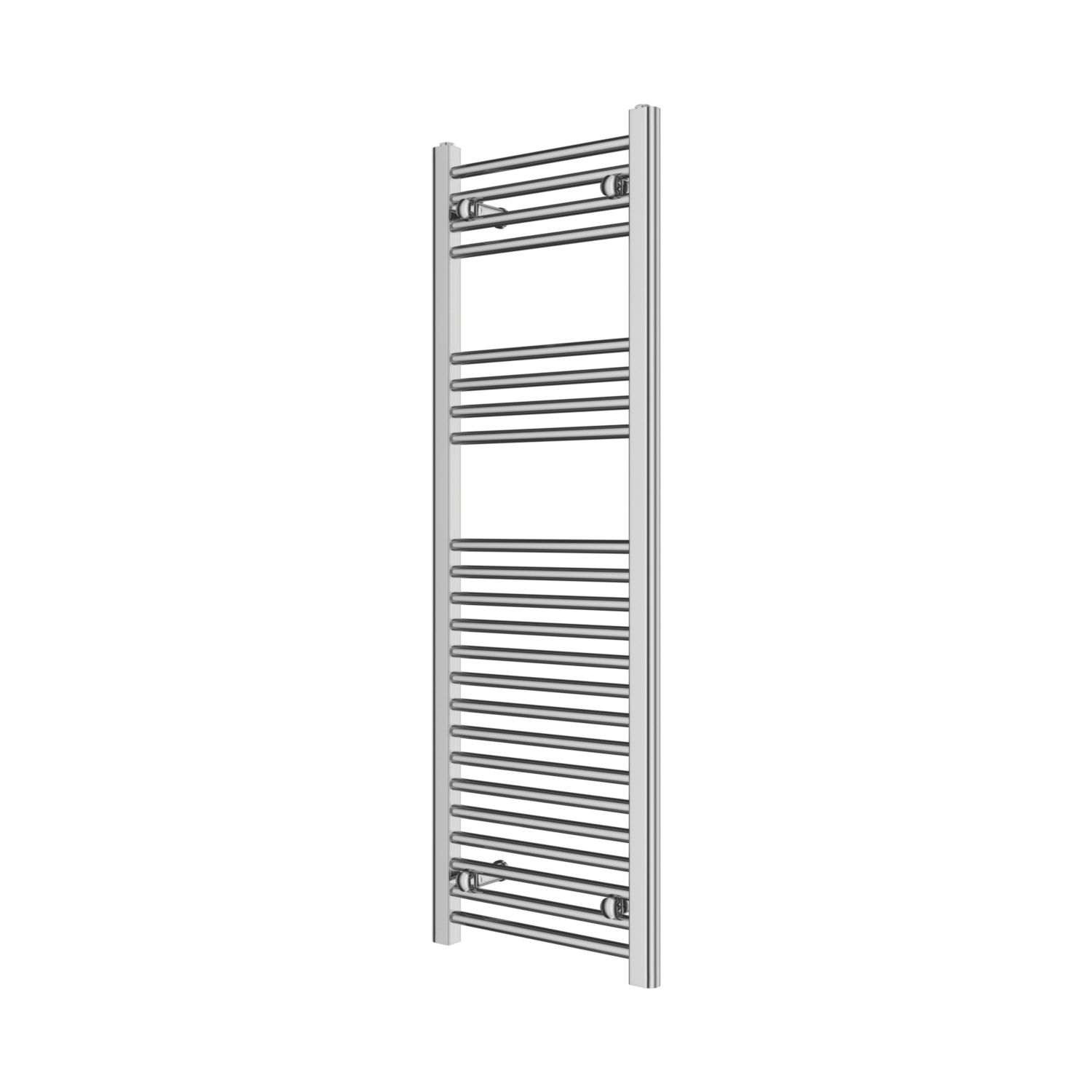 Flomasta 1200mm x 400mm 1044BTU Chrome Flat Towel Radiator (549TF)