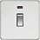 Knightsbridge  45A 1-Gang DP Control Switch Polished Chrome with LED