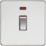 Knightsbridge  45A 1-Gang DP Control Switch Polished Chrome with LED
