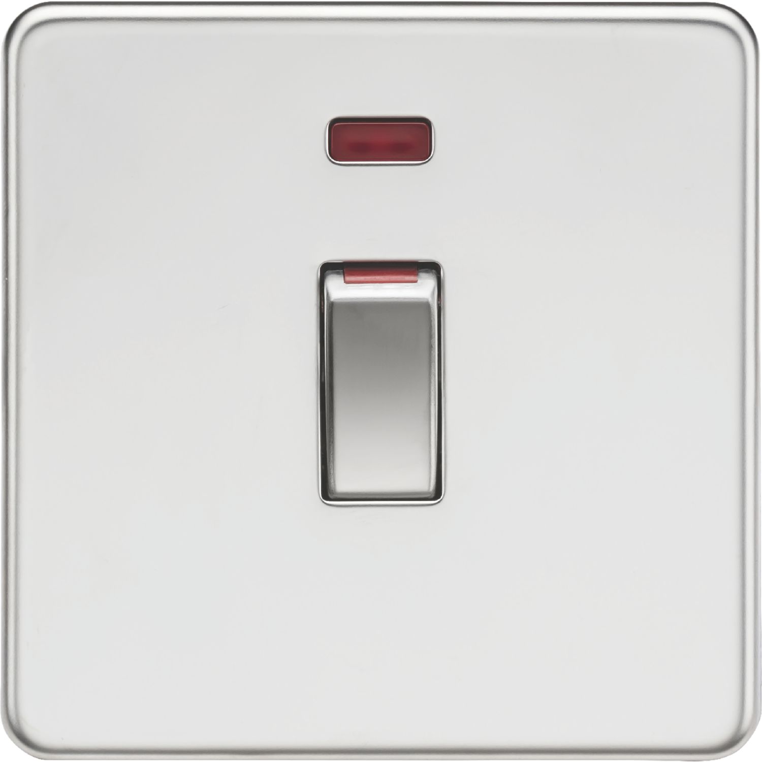 Knightsbridge 45A 1-Gang DP Control Switch Polished Chrome with LED (549TY)
