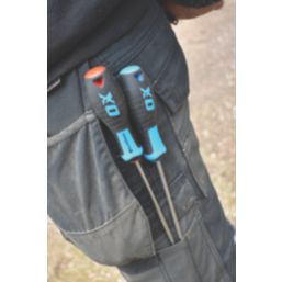 OX Pro Slotted / PZ Long Reach Screwdriver Set 2 Pieces