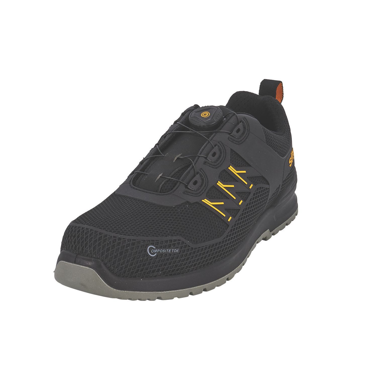 Site Druar Size 10 Black Safety Trainers (549YW)